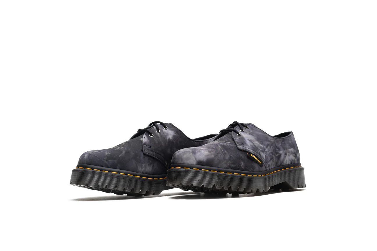 image of Dr Martens x Pleasures 1461 Bex - Black/white Shoes, Men's (Size 8)