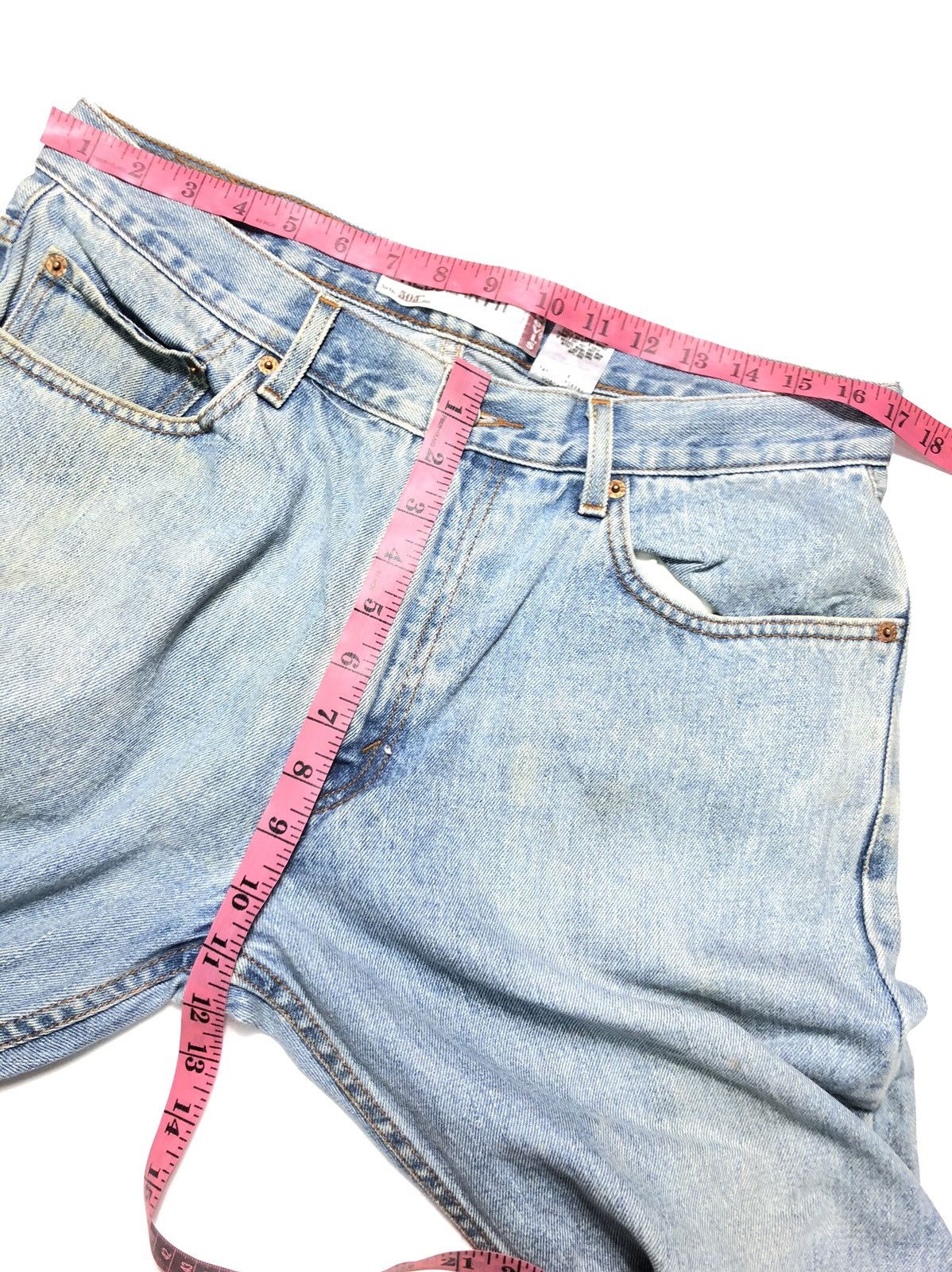 Levi's Vintage Clothing × Vintage VINTAGE 90s LEVIS 505 REGULAR FIT BLUE WASH DENIM Size US 34 / EU 50 - 14 Thumbnail