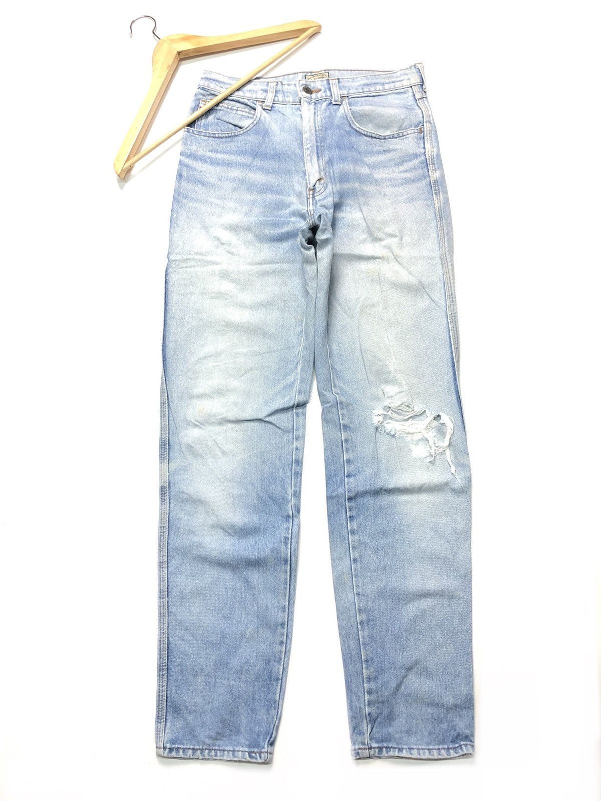 Levi's × Vintage VINTAGE 90s LEVIS 636 GREY TAB BIG E DISTRESSED DENIM Size US 29 - 5 Thumbnail