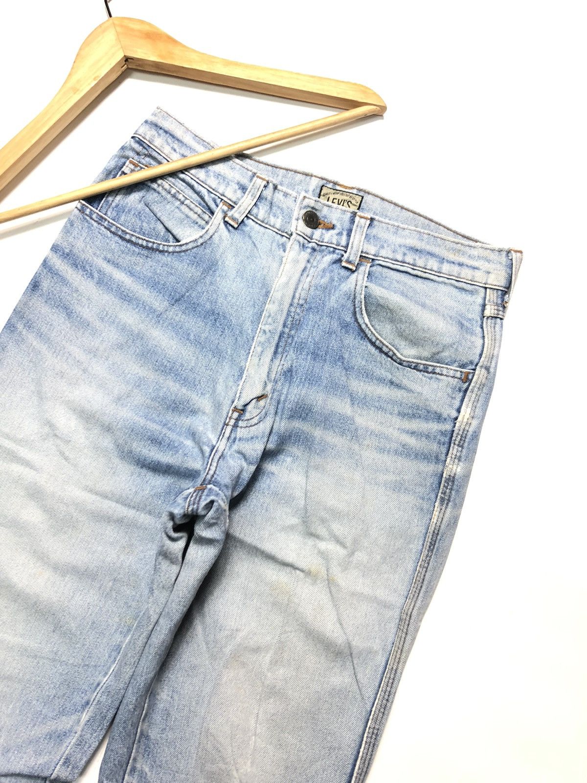 Levi's × Vintage VINTAGE 90s LEVIS 636 GREY TAB BIG E DISTRESSED DENIM Size US 29 - 6 Thumbnail