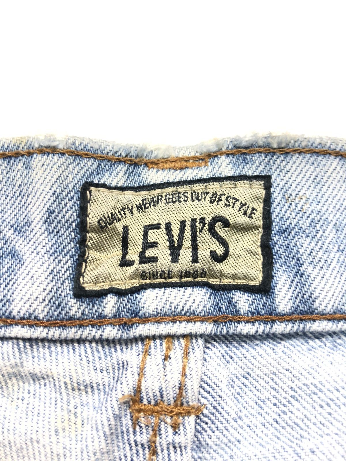 Levi's × Vintage VINTAGE 90s LEVIS 636 GREY TAB BIG E DISTRESSED DENIM Size US 29 - 9 Thumbnail