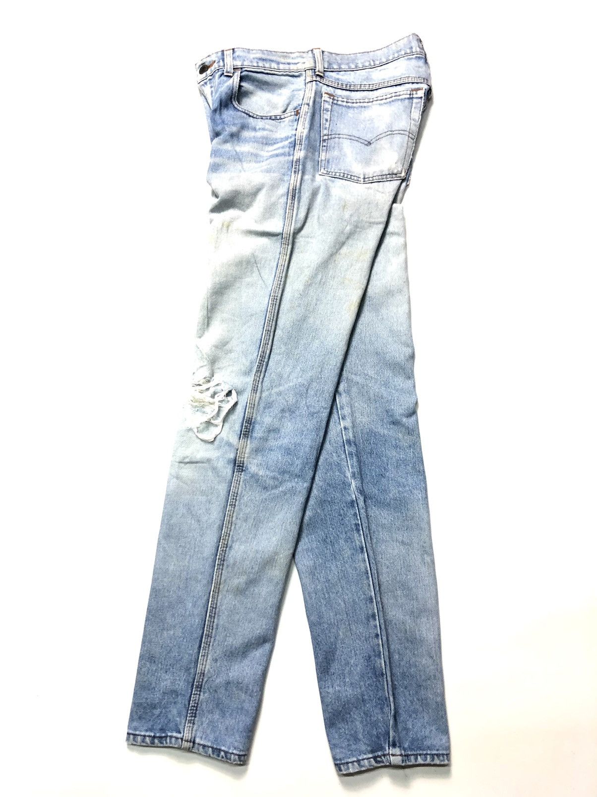 Levi's × Vintage VINTAGE 90s LEVIS 636 GREY TAB BIG E DISTRESSED DENIM Size US 29 - 10 Thumbnail