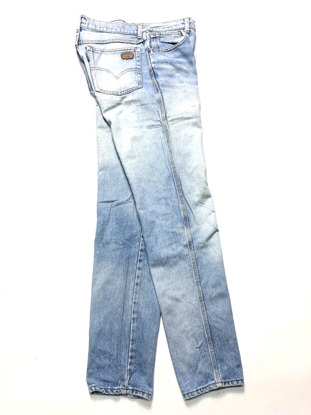 Levi's × Vintage VINTAGE 90s LEVIS 636 GREY TAB BIG E DISTRESSED DENIM Size US 29 - 11 Thumbnail