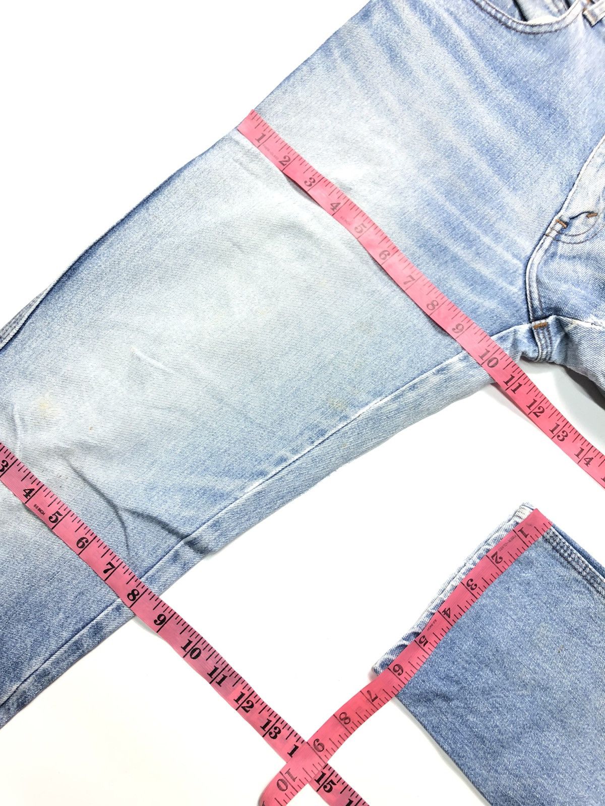 Levi's × Vintage VINTAGE 90s LEVIS 636 GREY TAB BIG E DISTRESSED DENIM Size US 29 - 15 Thumbnail
