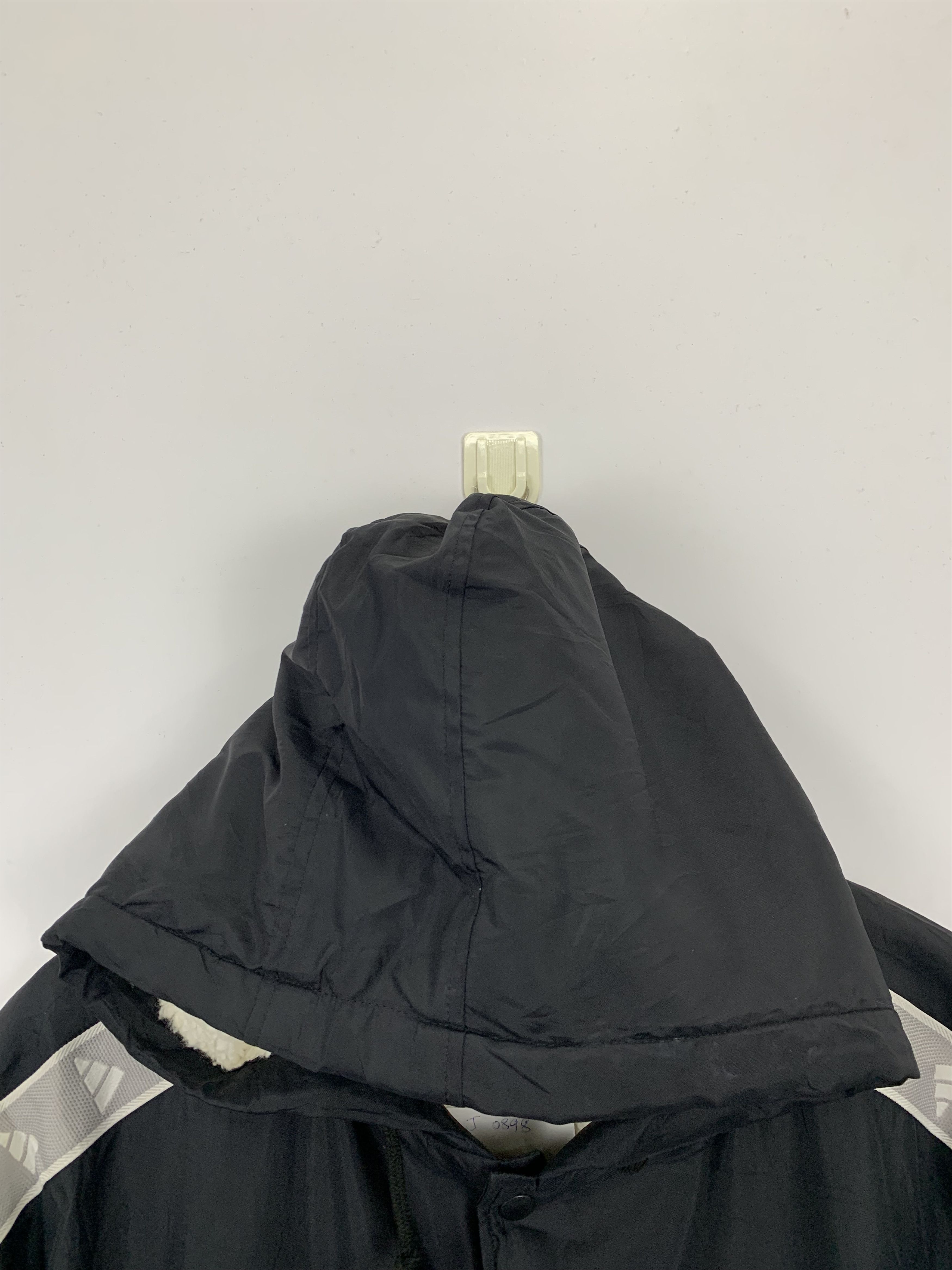 Adidas Vintage Adidas Sherpa Long Hoodie Jacket J0898 Size US L / EU 52-54 / 3 - 10 Thumbnail