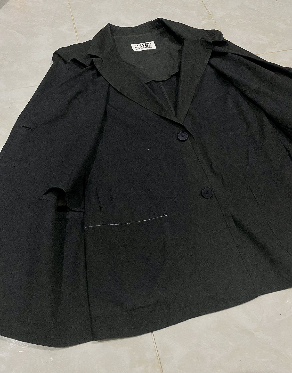 Maison Margiela Maison Margiela MM6 Double Layer Hidden Pocket Blazer Size US XS / EU 42 / 0 - 9 Thumbnail