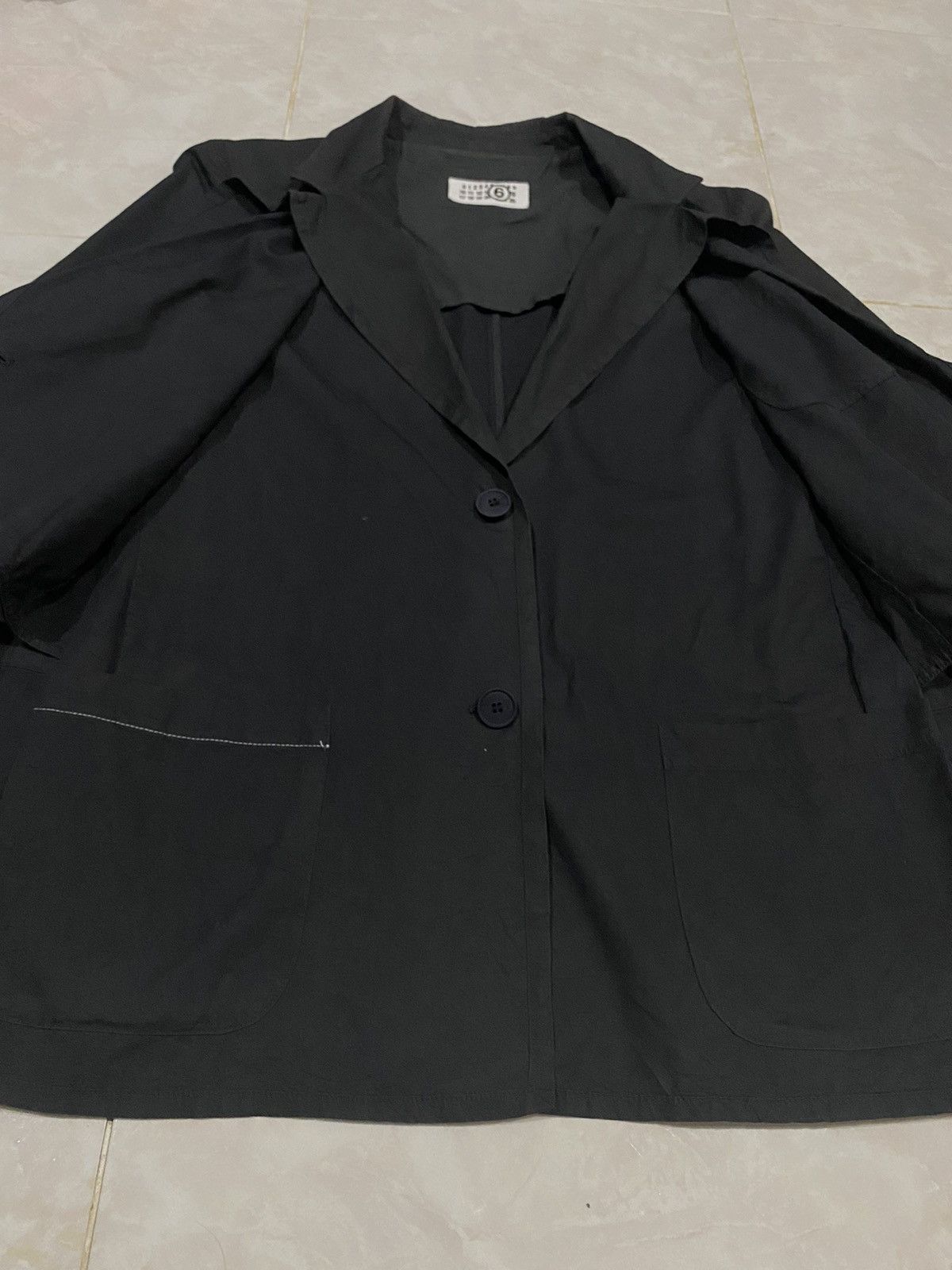Maison Margiela Maison Margiela MM6 Double Layer Hidden Pocket Blazer Size US XS / EU 42 / 0 - 10 Thumbnail