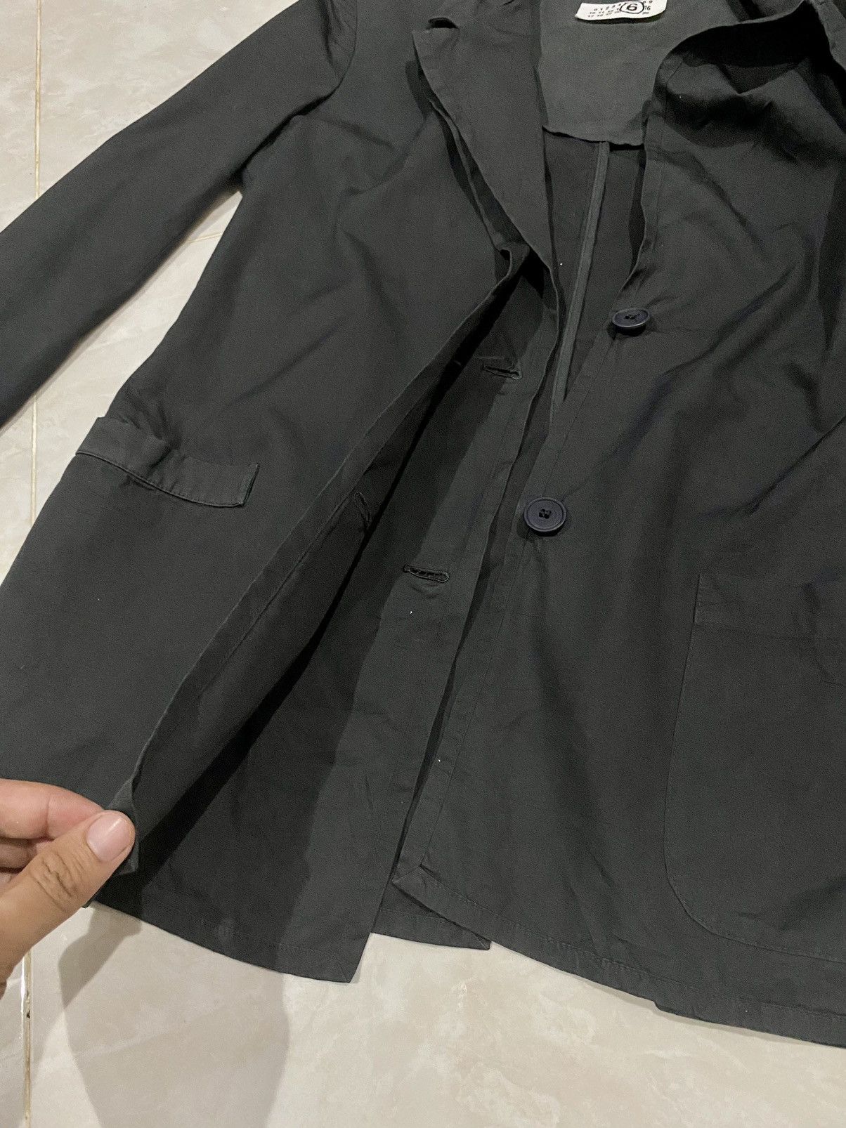 Maison Margiela Maison Margiela MM6 Double Layer Hidden Pocket Blazer Size US XS / EU 42 / 0 - 8 Thumbnail