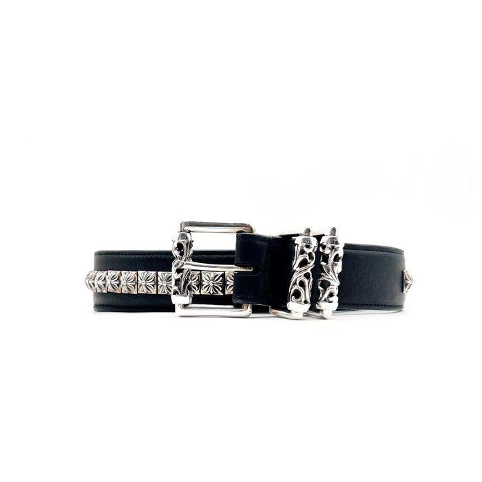 Chrome Hearts Chrome Hearts Cross Stud Roller Belt | Grailed