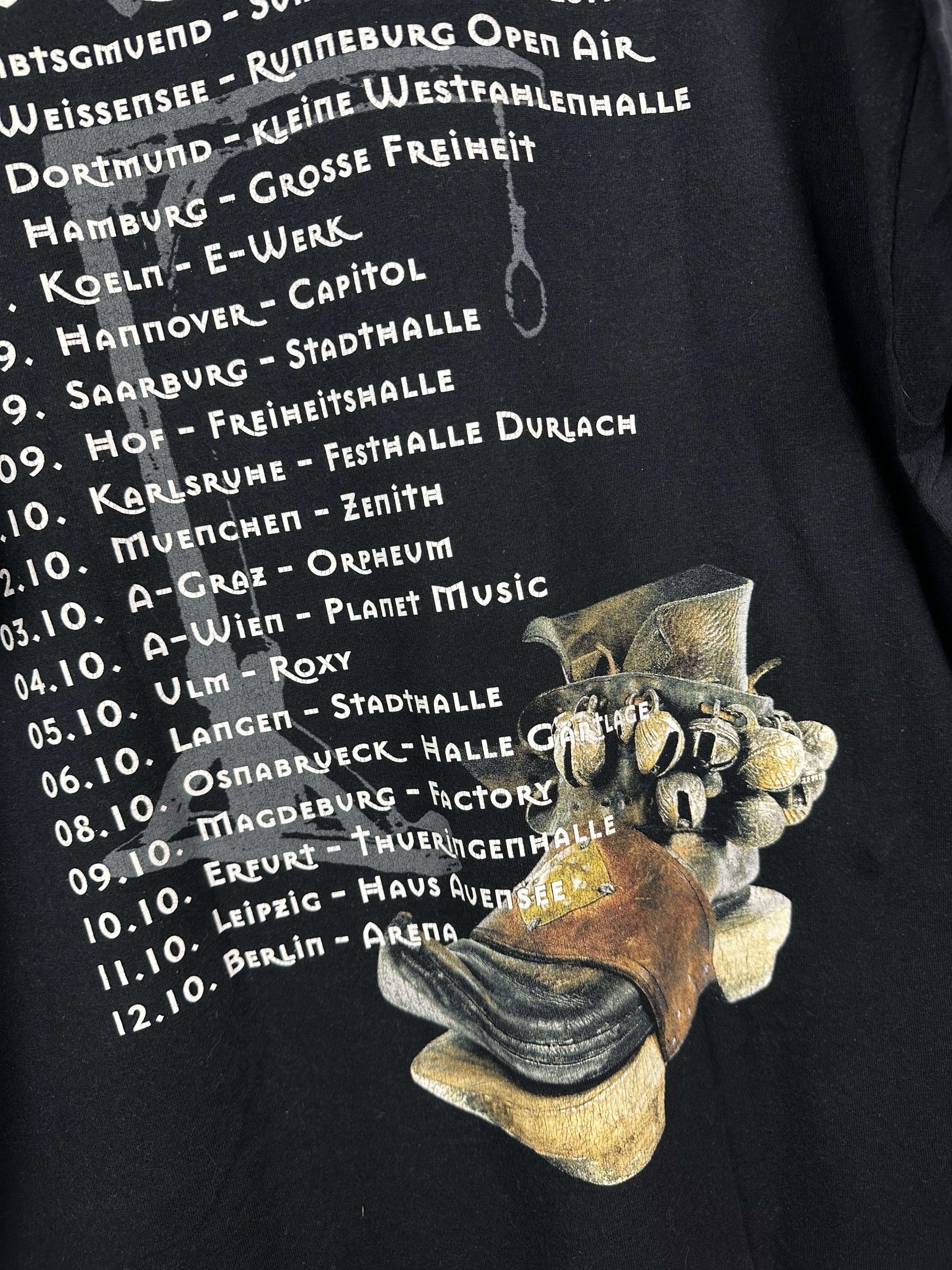 Band Tees × Vintage Vintage 2003 In Extremo Tour Shirt Tee Band Rare Y2K Hype Size US XL / EU 56 / 4 - 8 Thumbnail