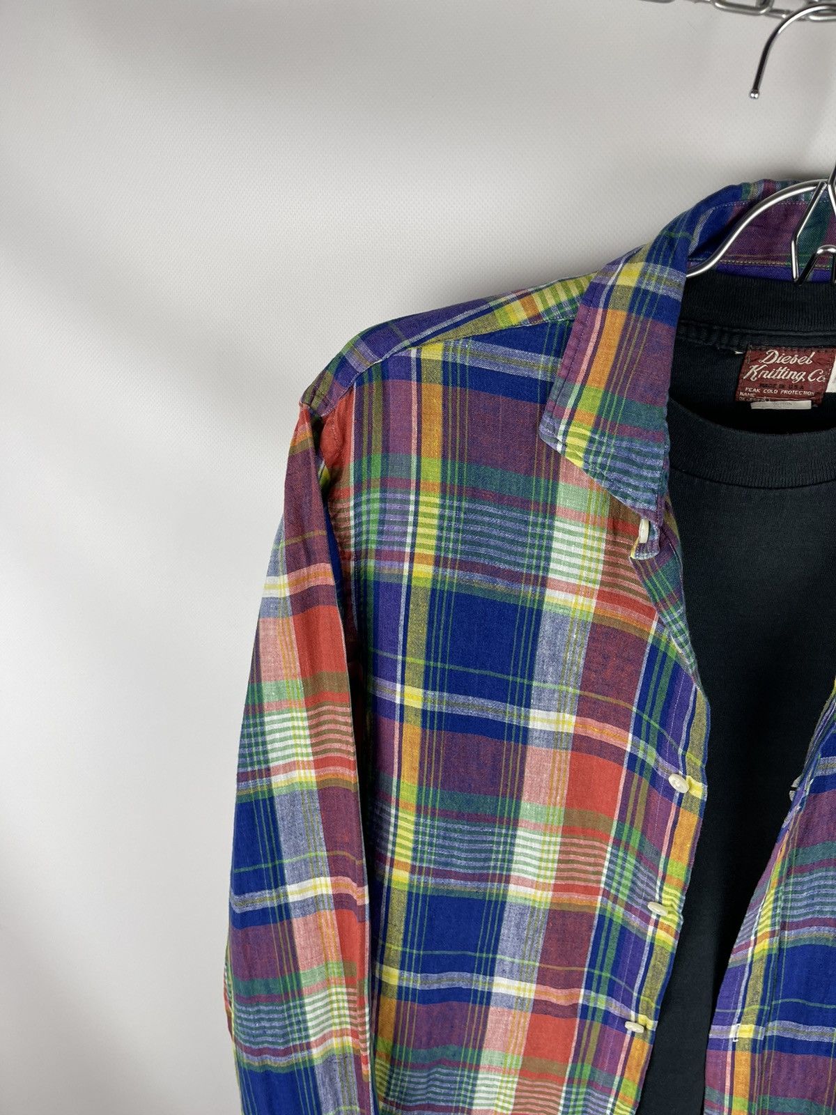 Polo Ralph Lauren Polo Ralph Lauren multicolour checkered 100% linen shirt Size US L / EU 52-54 / 3 - 6 Thumbnail