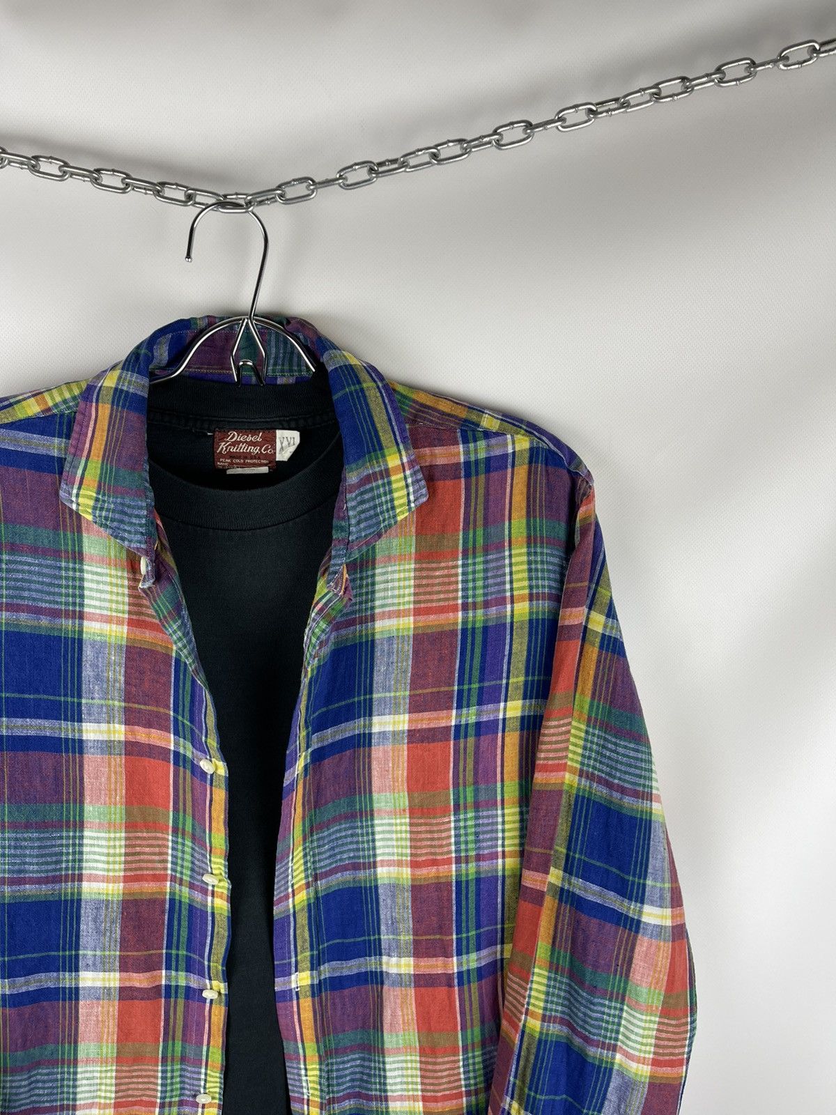 Polo Ralph Lauren Polo Ralph Lauren multicolour checkered 100% linen shirt Size US L / EU 52-54 / 3 - 4 Thumbnail