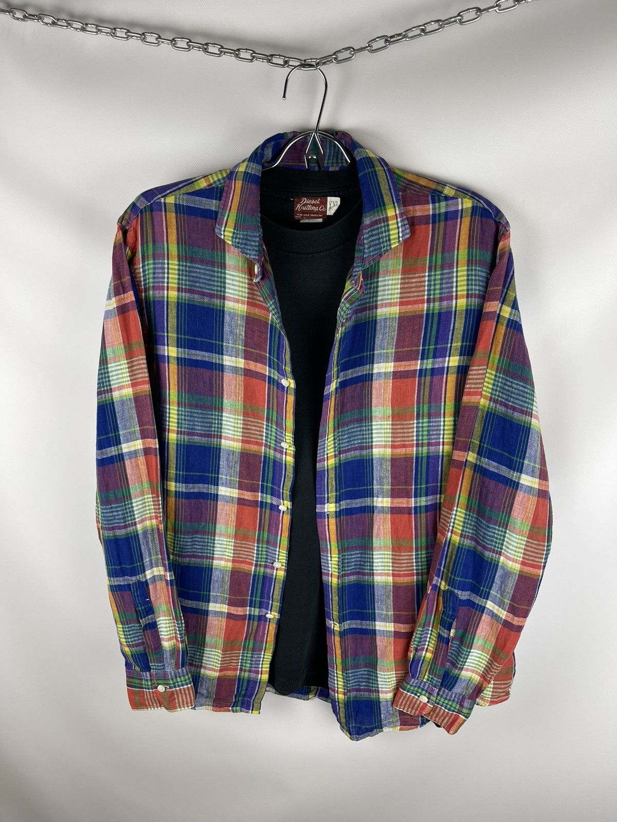 Polo Ralph Lauren Polo Ralph Lauren multicolour checkered 100% linen shirt Size US L / EU 52-54 / 3 - 7 Thumbnail