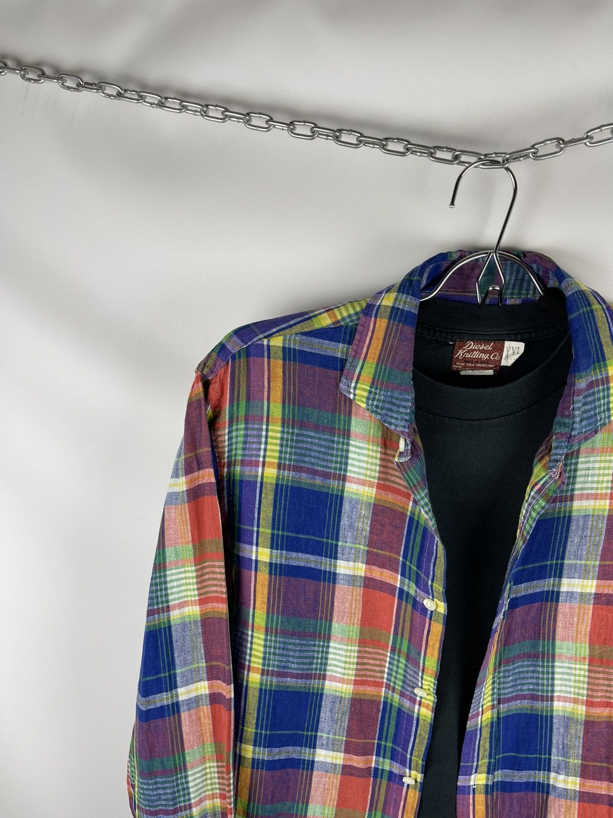 Polo Ralph Lauren Polo Ralph Lauren multicolour checkered 100% linen shirt Size US L / EU 52-54 / 3 - 2 Thumbnail