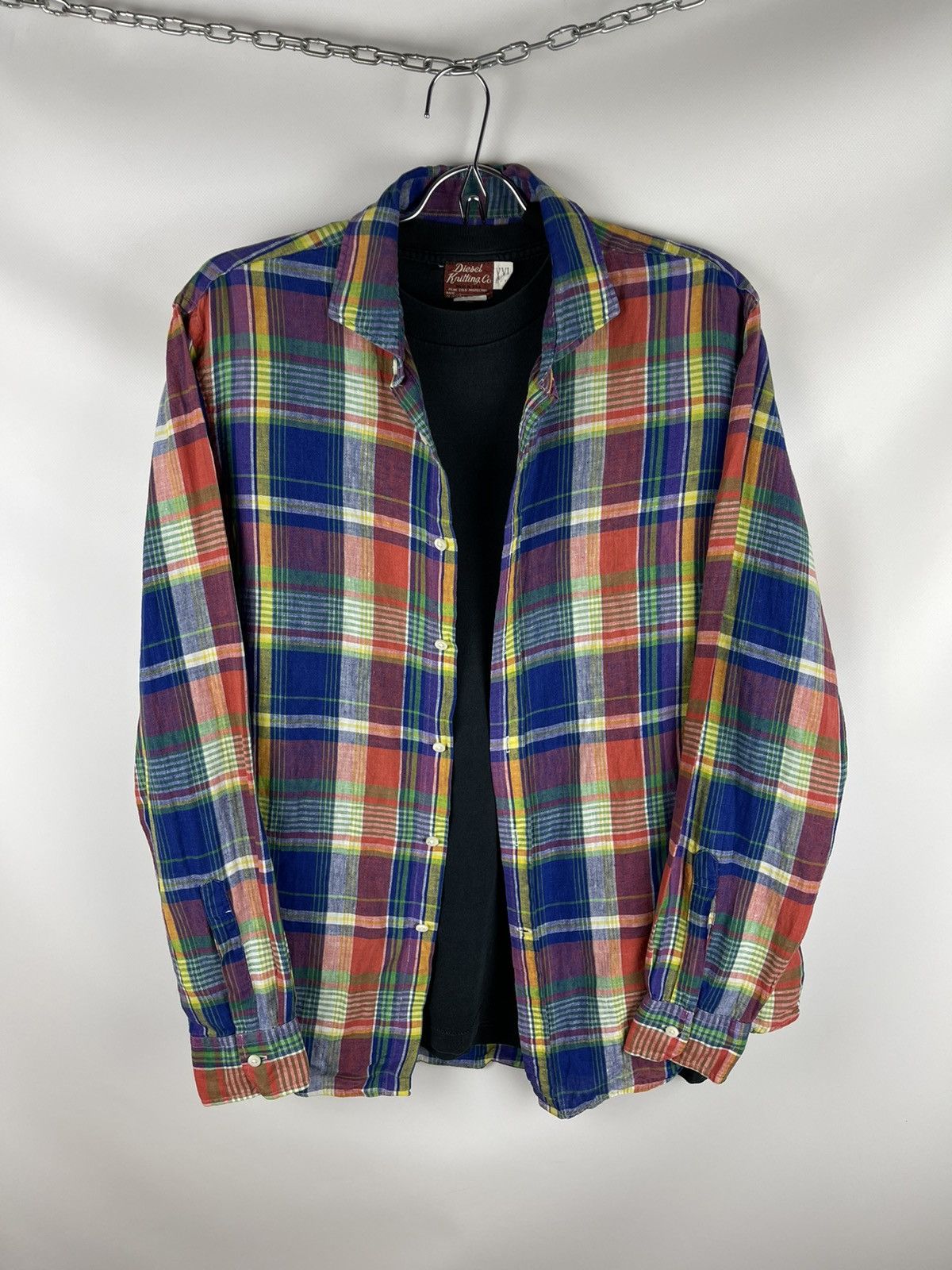 Polo Ralph Lauren Polo Ralph Lauren multicolour checkered 100% linen shirt Size US L / EU 52-54 / 3 - 1 Thumbnail