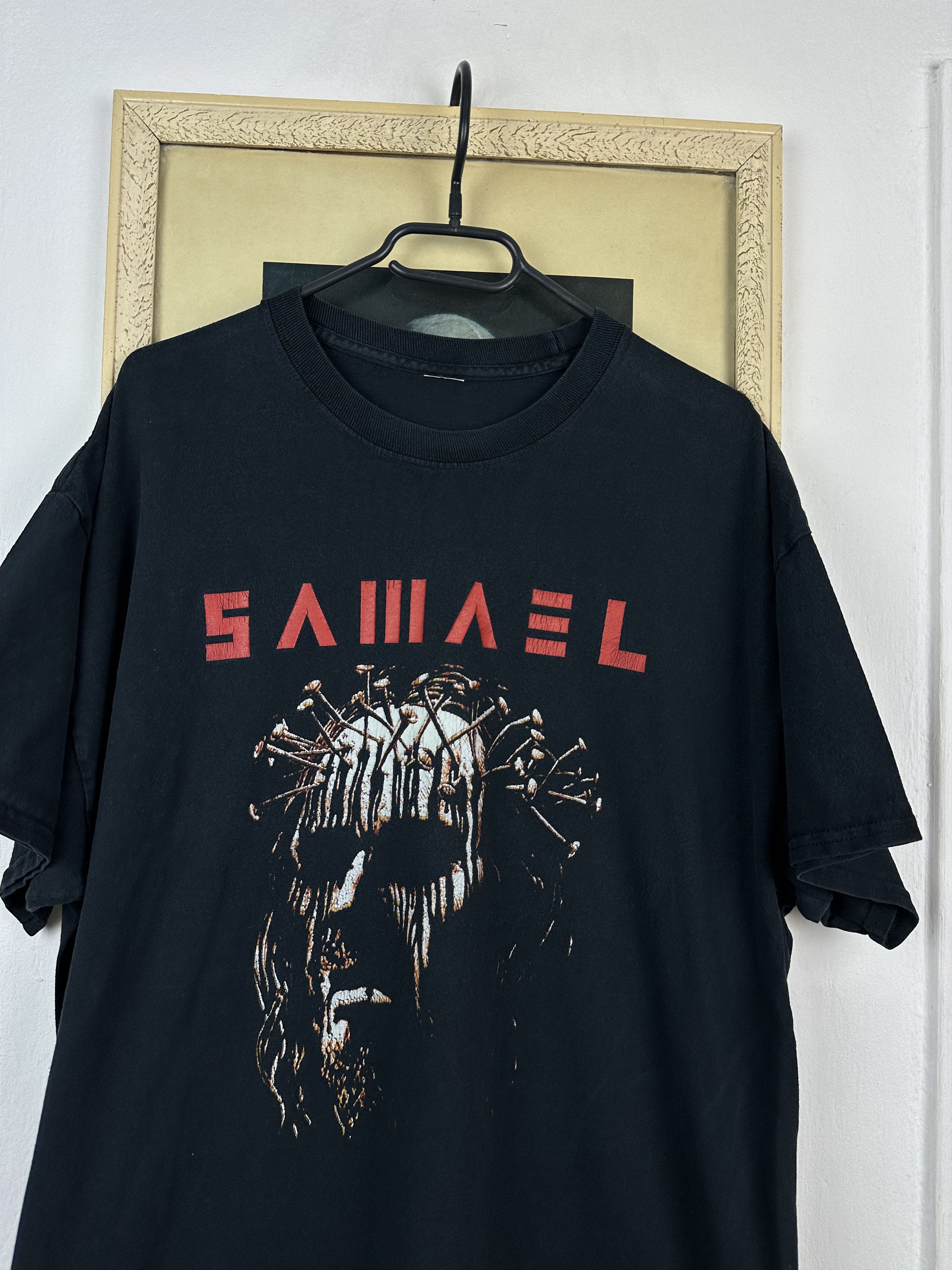 Band Tees × Vintage Samael Band Rare Shirt Tee Y2k Hype Jersey Size US L / EU 52-54 / 3 - 2 Thumbnail