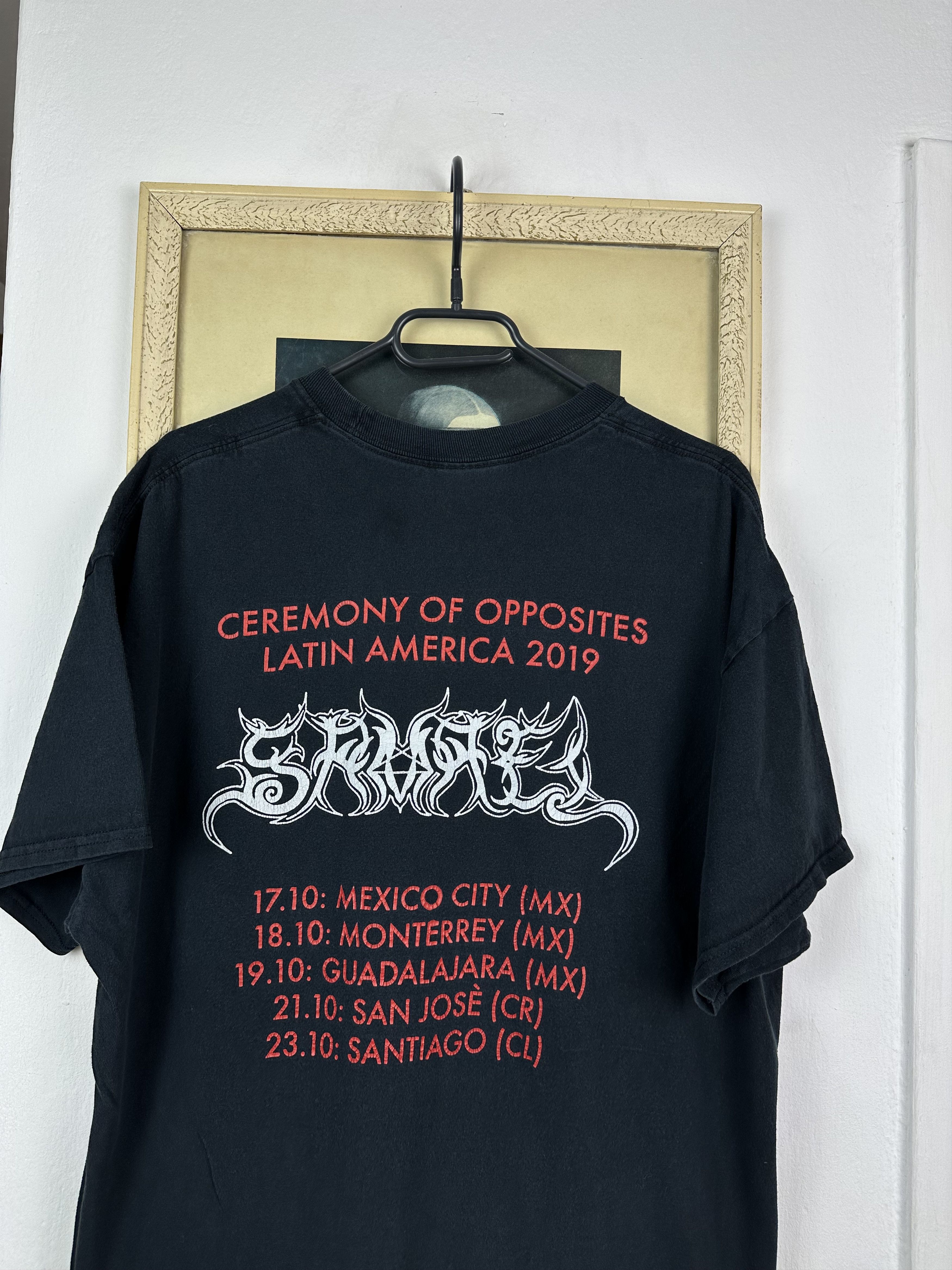 Band Tees × Vintage Samael Band Rare Shirt Tee Y2k Hype Jersey Size US L / EU 52-54 / 3 - 4 Thumbnail