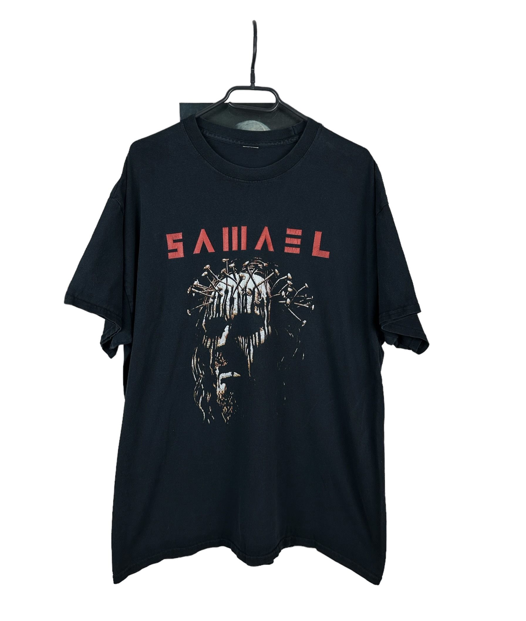 Band Tees × Vintage Samael Band Rare Shirt Tee Y2k Hype Jersey Size US L / EU 52-54 / 3 - 1 Thumbnail