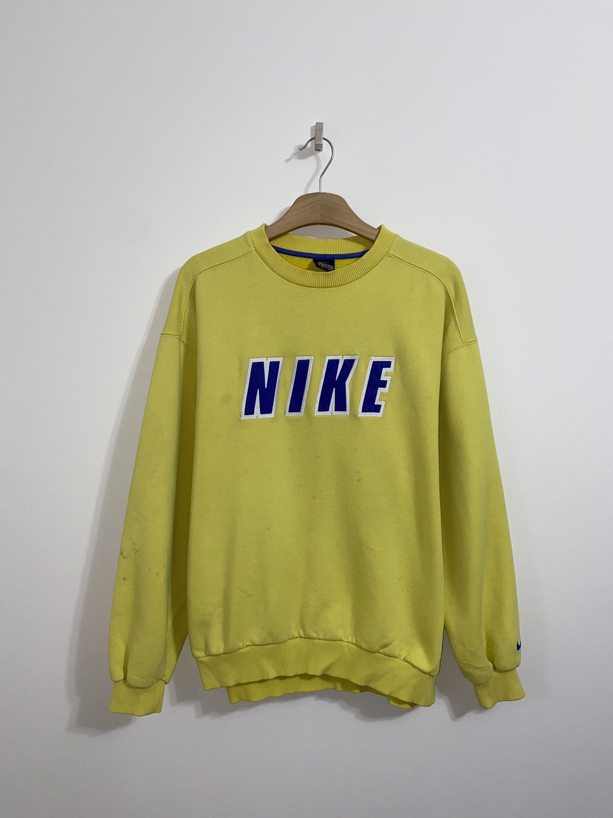 Vintage Nike Vintage Sweatshirt Big Logo 90’S Size US XL / EU 56 / 4 - 1 Thumbnail