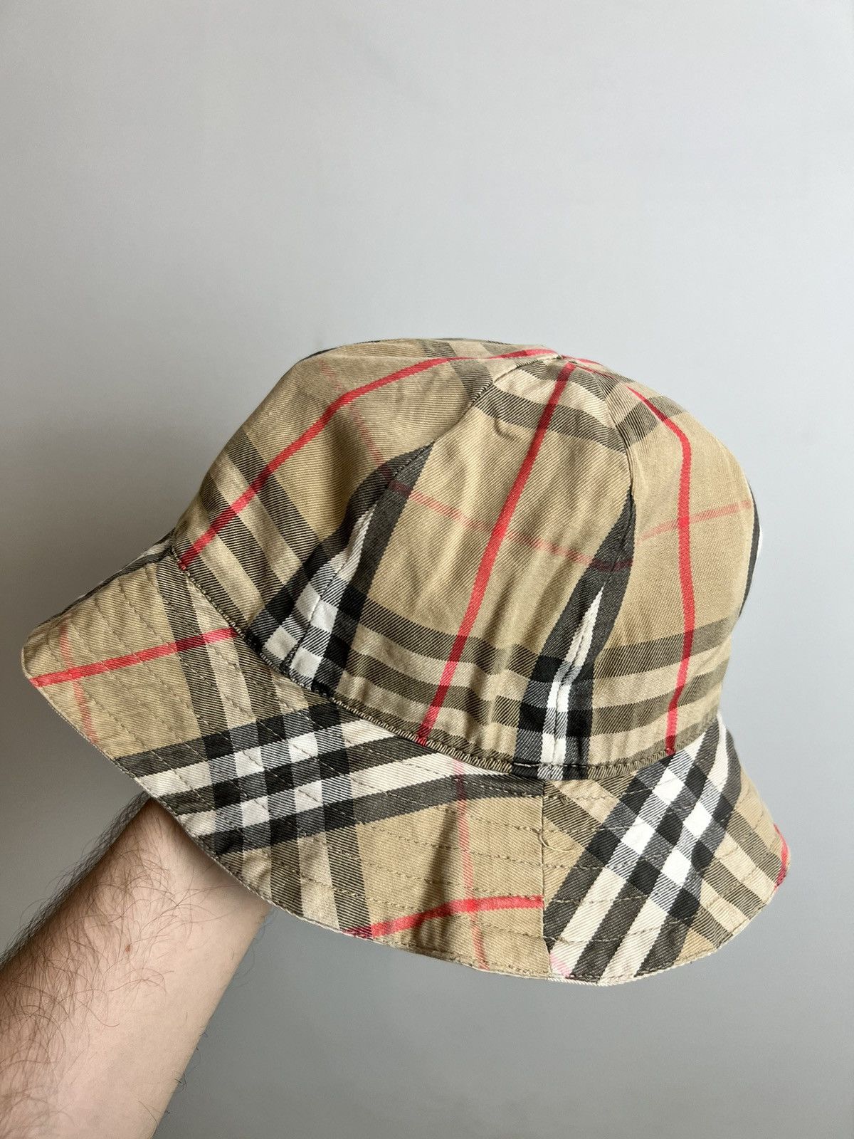 Burberry Authentic Burberry Nova Check Bucket Hat Cal Hype Designer Size ONE SIZE - 5 Thumbnail