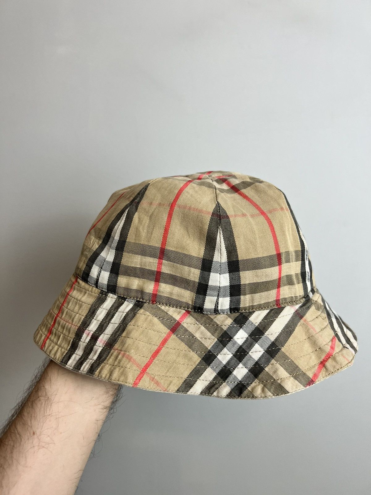 Burberry Authentic Burberry Nova Check Bucket Hat Cal Hype Designer Size ONE SIZE - 2 Thumbnail