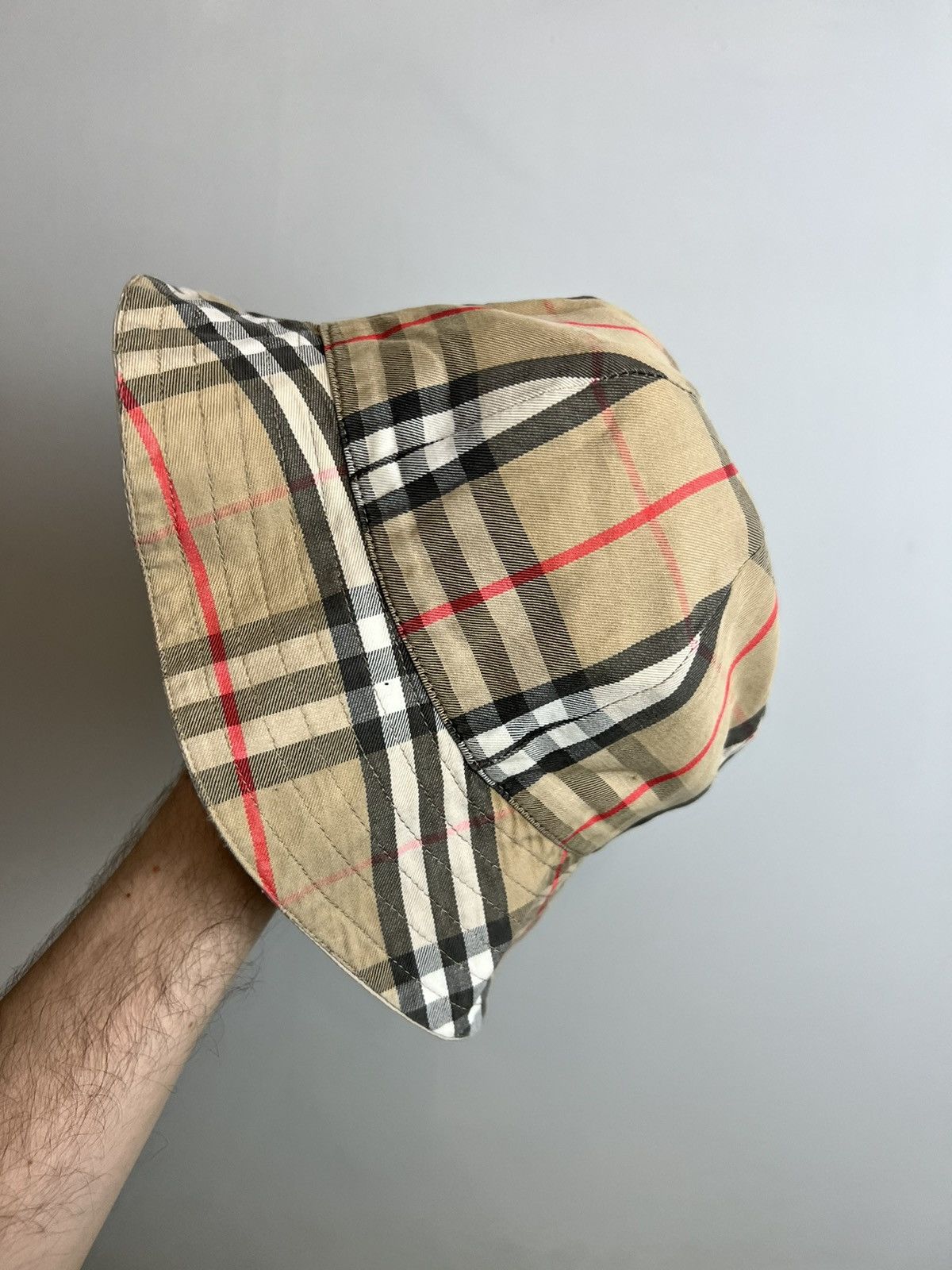 Burberry Authentic Burberry Nova Check Bucket Hat Cal Hype Designer Size ONE SIZE - 4 Thumbnail