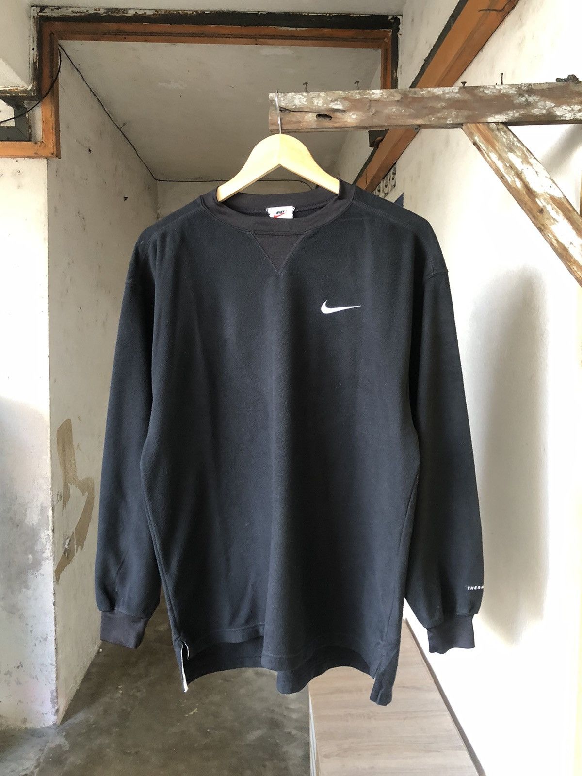 Vintage Vintage Nike 90s Therma Fit Oversized Fleece Long Sleeve Size US S / EU 44-46 / 1 - 3 Thumbnail