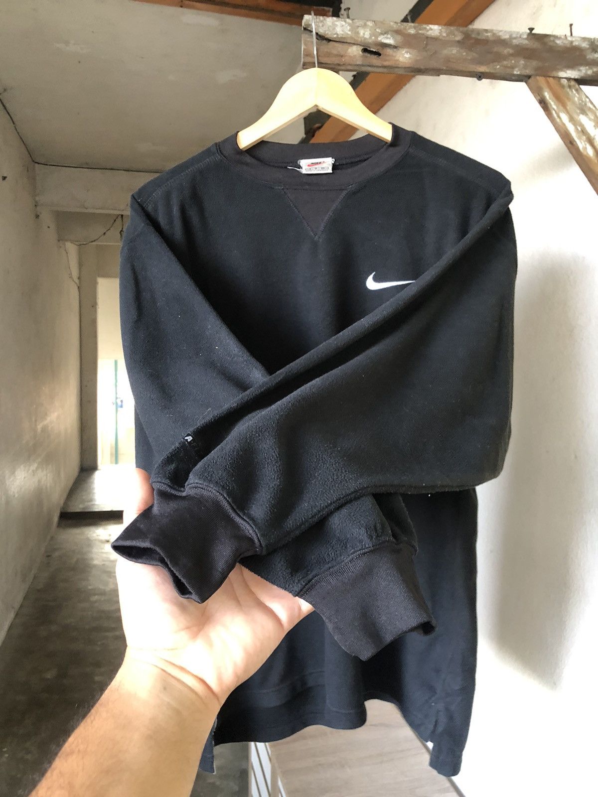 Vintage Vintage Nike 90s Therma Fit Oversized Fleece Long Sleeve Size US S / EU 44-46 / 1 - 14 Thumbnail