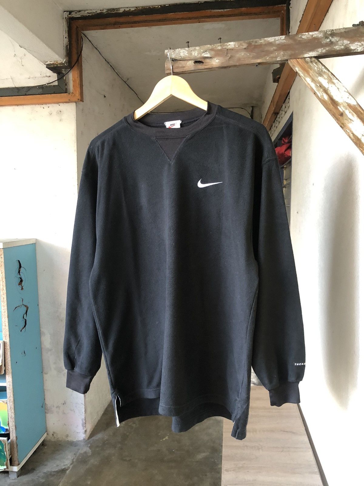 Vintage Vintage Nike 90s Therma Fit Oversized Fleece Long Sleeve Size US S / EU 44-46 / 1 - 5 Thumbnail