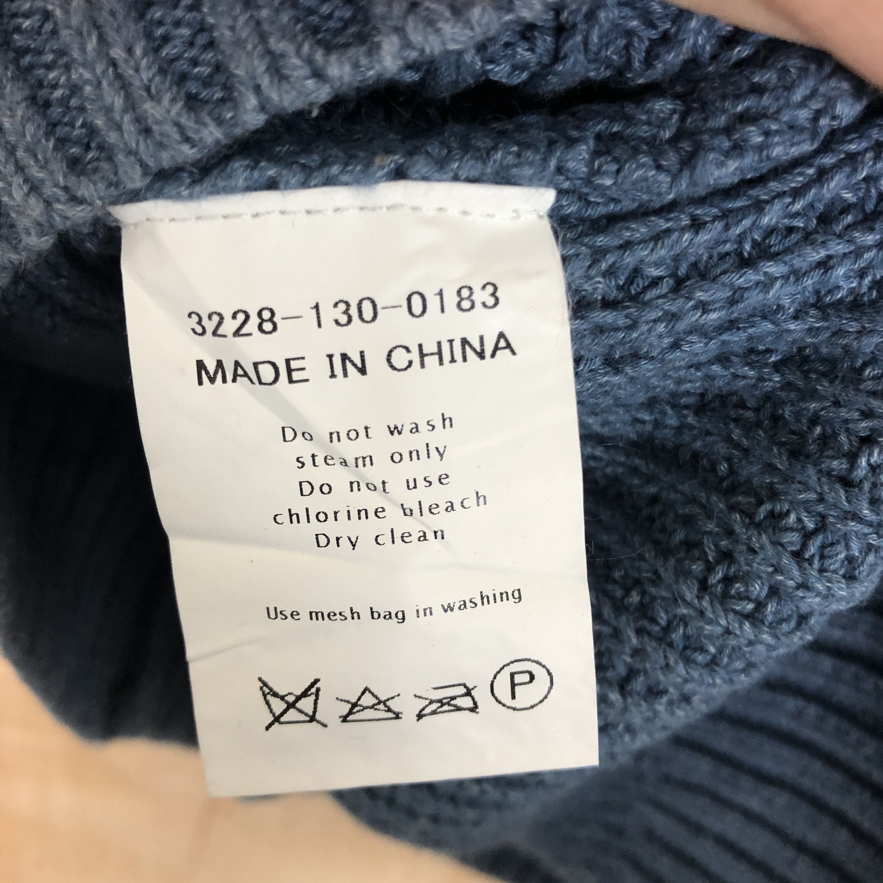 Homespun Knitwear × Japanese Brand DLL Green Label relaxing Blue cardigan Knitwear #c047 Size US M / EU 48-50 / 2 - 10 Thumbnail