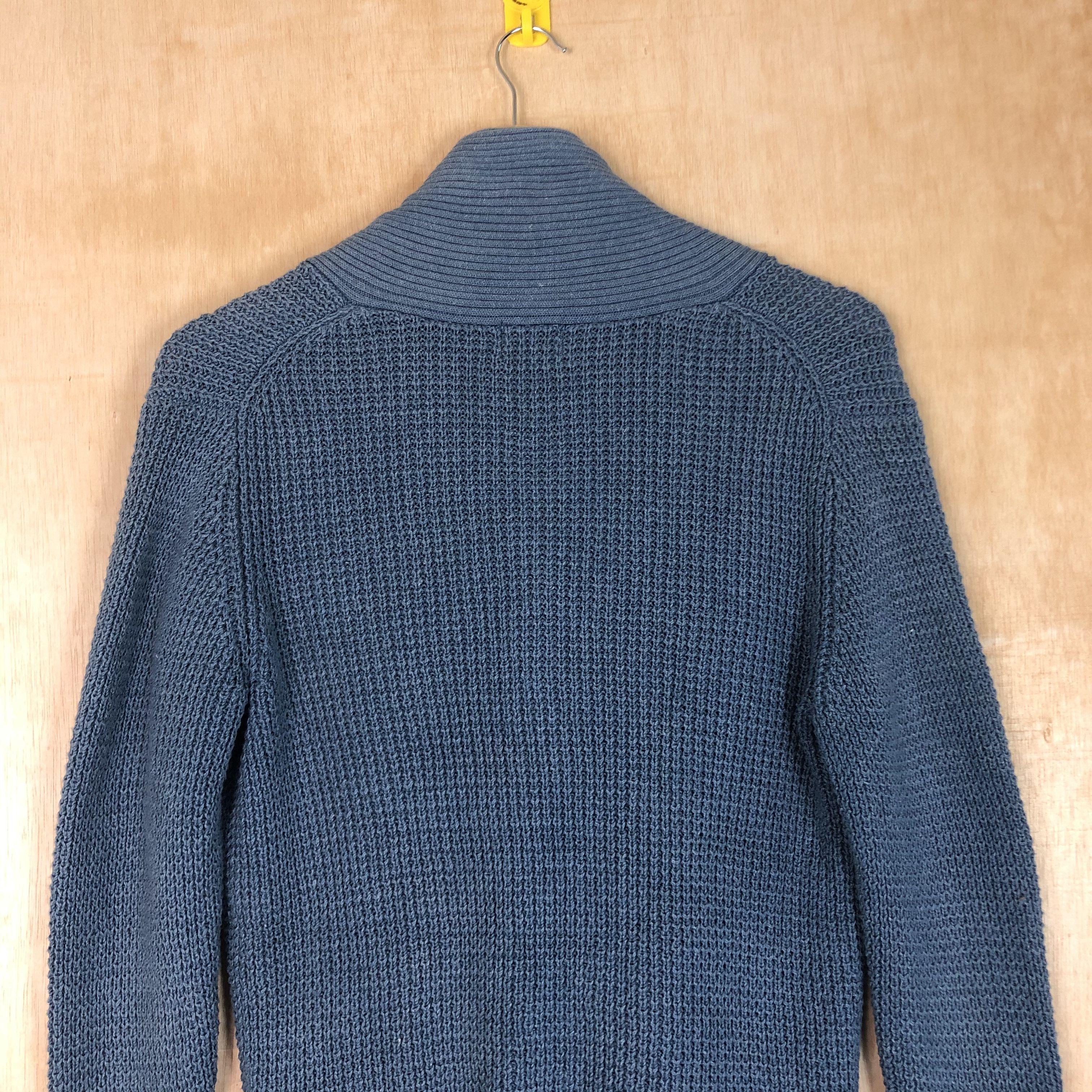 Homespun Knitwear × Japanese Brand DLL Green Label relaxing Blue cardigan Knitwear #c047 Size US M / EU 48-50 / 2 - 8 Thumbnail