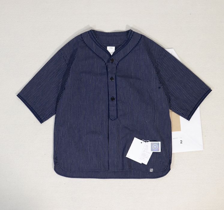 Visvim Visvim 21ss Dugout Shirt S/S Santome Size2 Navy | Grailed