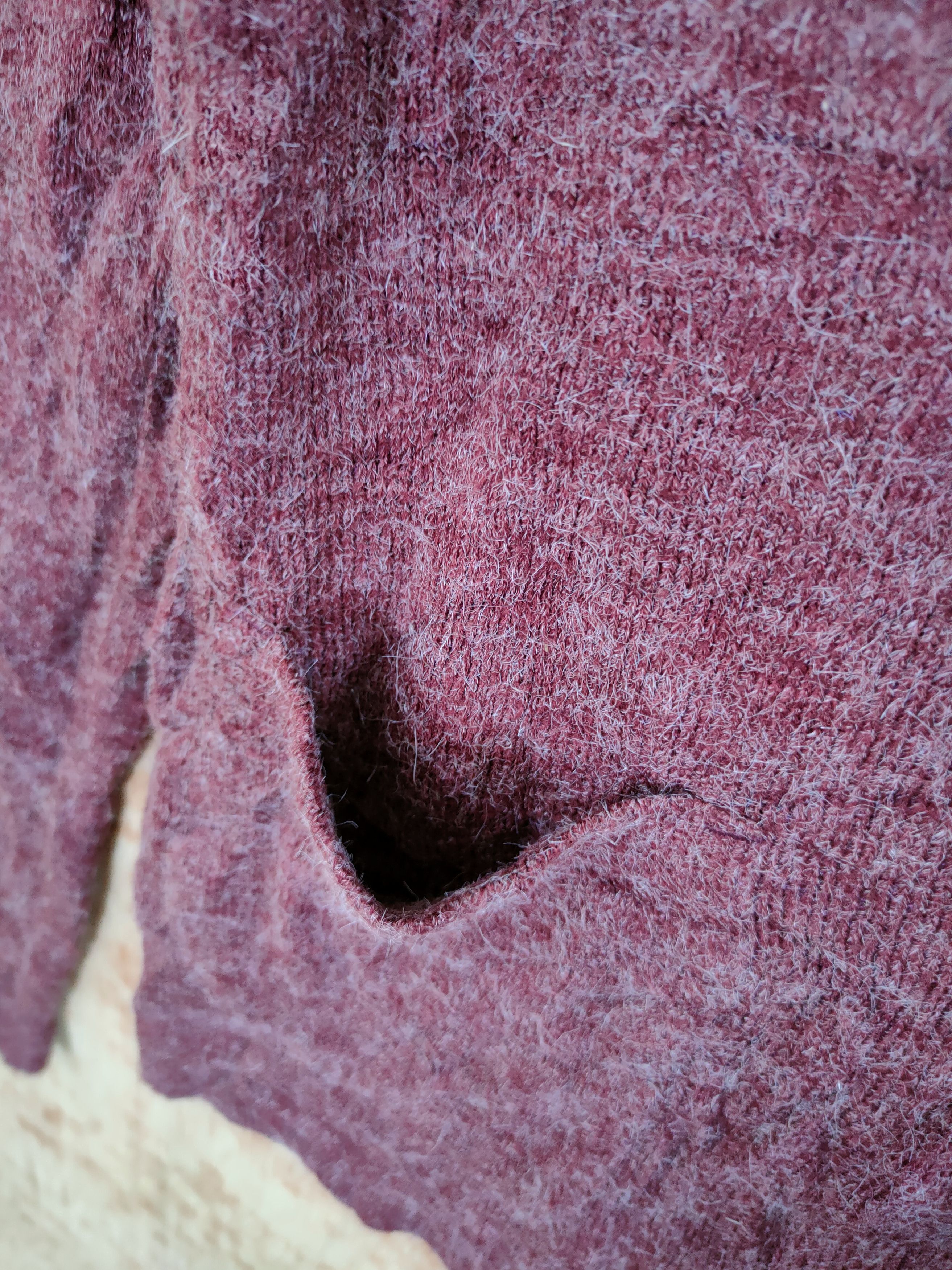 Homespun Knitwear × Japanese Brand Respect All mohair cardigan japan vintage #46-591 Size US S / EU 44-46 / 1 - 6 Thumbnail