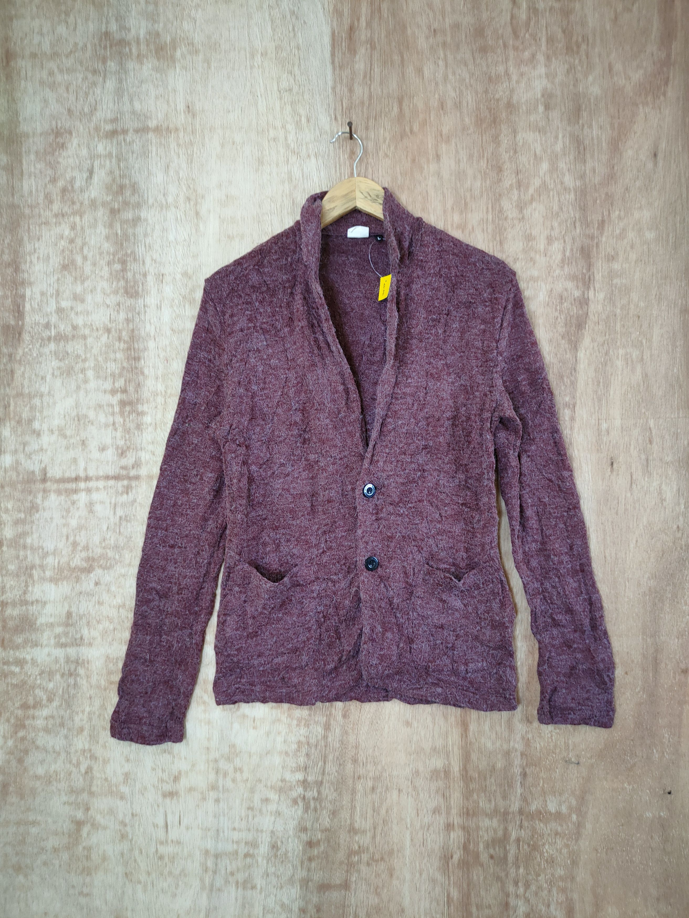 Homespun Knitwear × Japanese Brand Respect All mohair cardigan japan vintage #46-591 Size US S / EU 44-46 / 1 - 1 Thumbnail