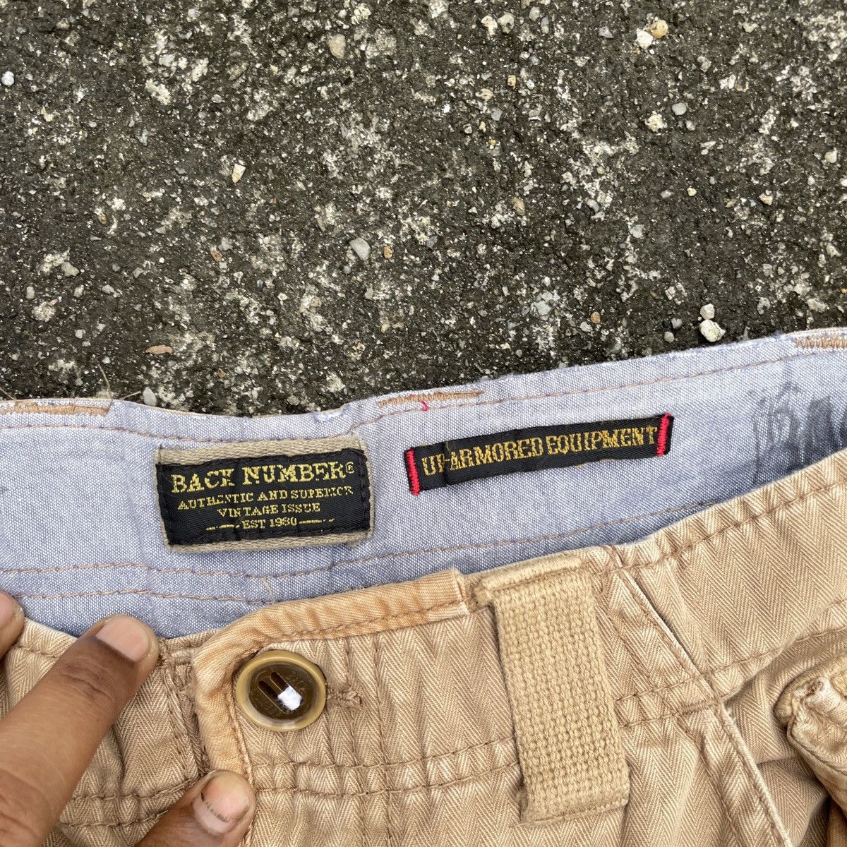 Japanese Brand Vintage Back Number Distressed Tactical Cargo Pants Size US 32 / EU 48 - 5 Thumbnail