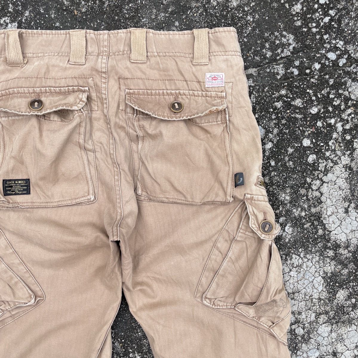 Japanese Brand Vintage Back Number Distressed Tactical Cargo Pants Size US 32 / EU 48 - 8 Thumbnail