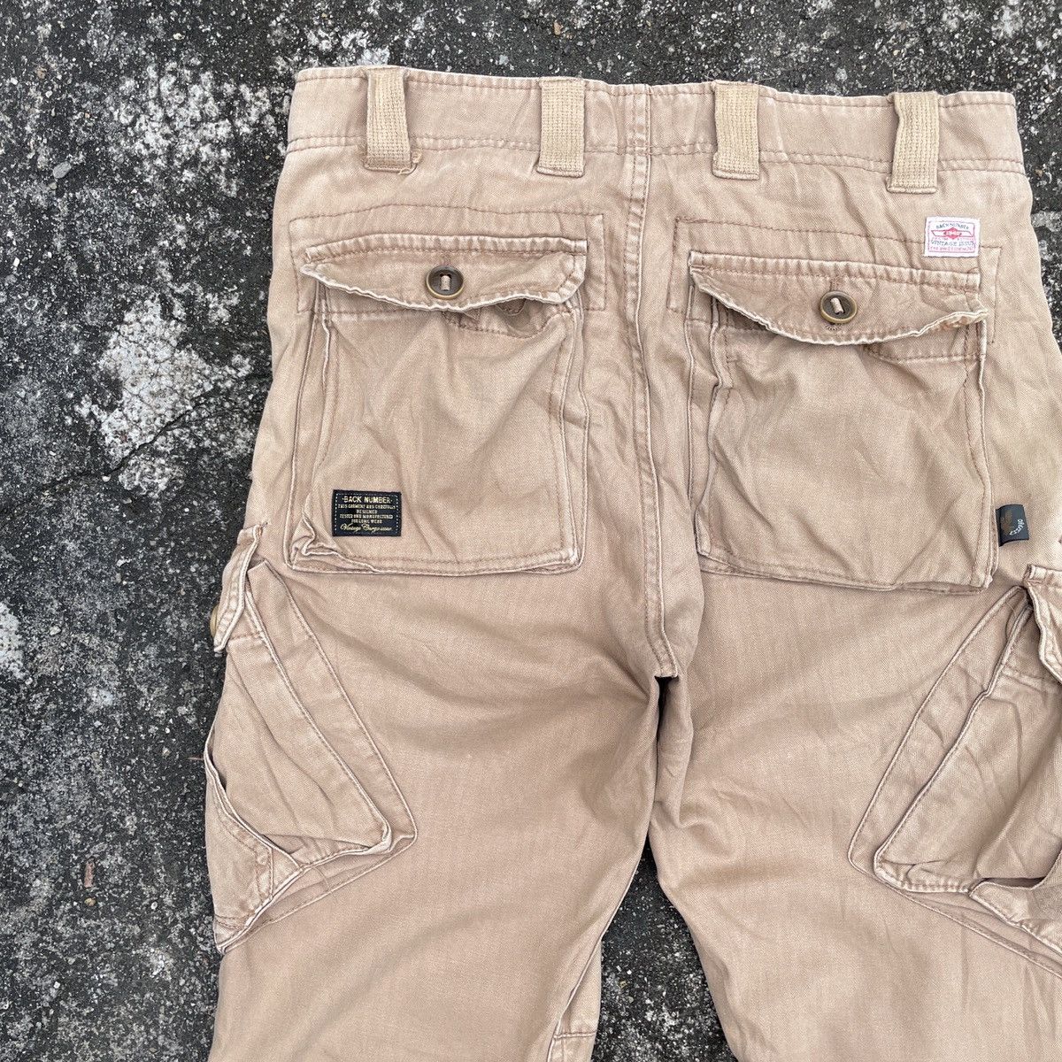 Japanese Brand Vintage Back Number Distressed Tactical Cargo Pants Size US 32 / EU 48 - 9 Thumbnail