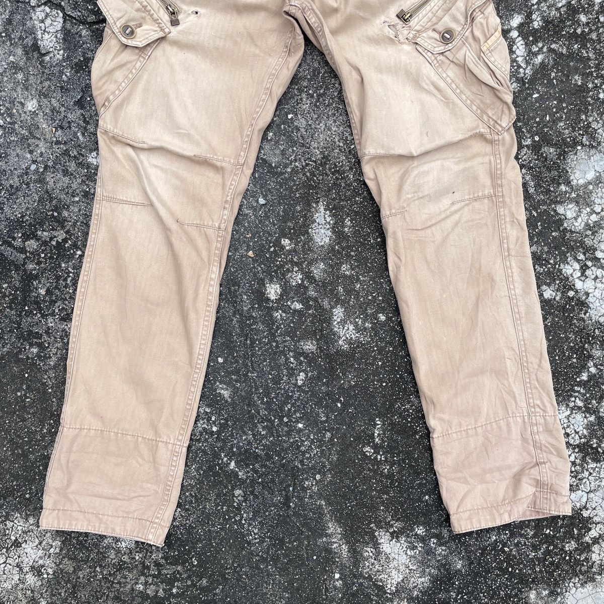 Japanese Brand Vintage Back Number Distressed Tactical Cargo Pants Size US 32 / EU 48 - 4 Thumbnail