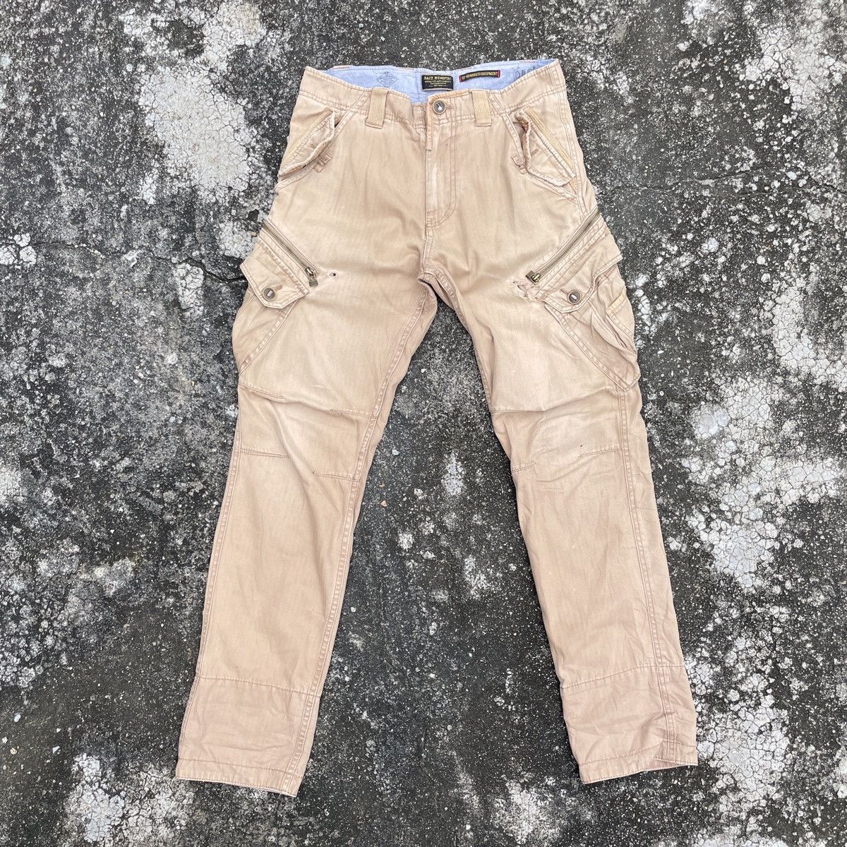 Japanese Brand Vintage Back Number Distressed Tactical Cargo Pants Size US 32 / EU 48 - 1 Thumbnail