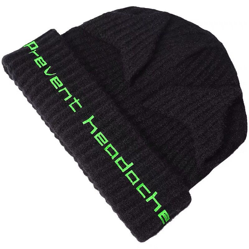 Japanese Brand Aesthetic chunky cat ears knit beanie hat Size ONE SIZE - 5 Thumbnail