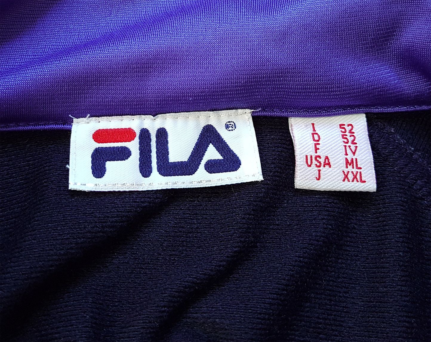 Fila Retro Fila Y2K Vintage 90s Track Top Tape Full Zip Jacket Size US L / EU 52-54 / 3 - 11 Thumbnail