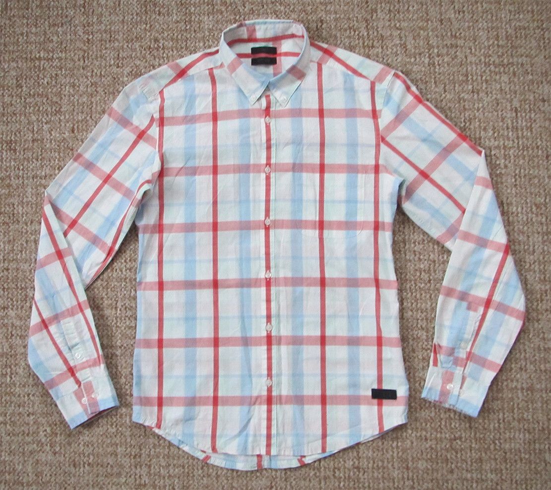 Other × Tiger of Sweden TIGER OF SWEDEN Long Sleeve Check Shirt Size US S / EU 44-46 / 1 - 1 Thumbnail