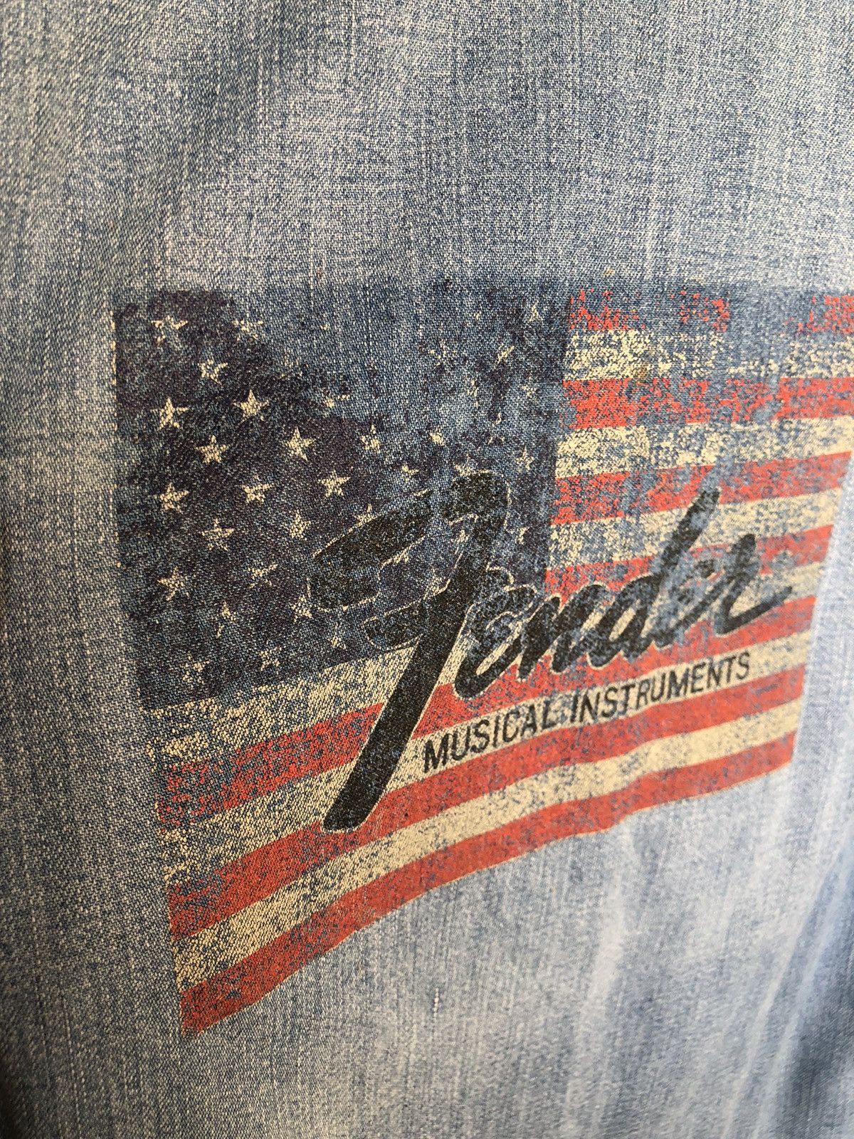 Vintage Vtg Big John x Fender Musical Instruments Distressed Shirt Size US XS / EU 42 / 0 - 13 Thumbnail