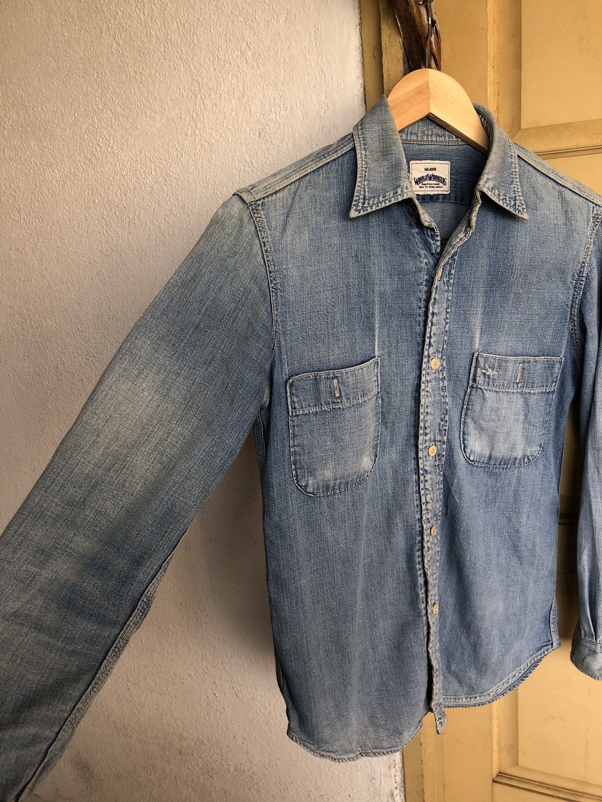 Vintage Vtg Big John x Fender Musical Instruments Distressed Shirt Size US XS / EU 42 / 0 - 9 Thumbnail