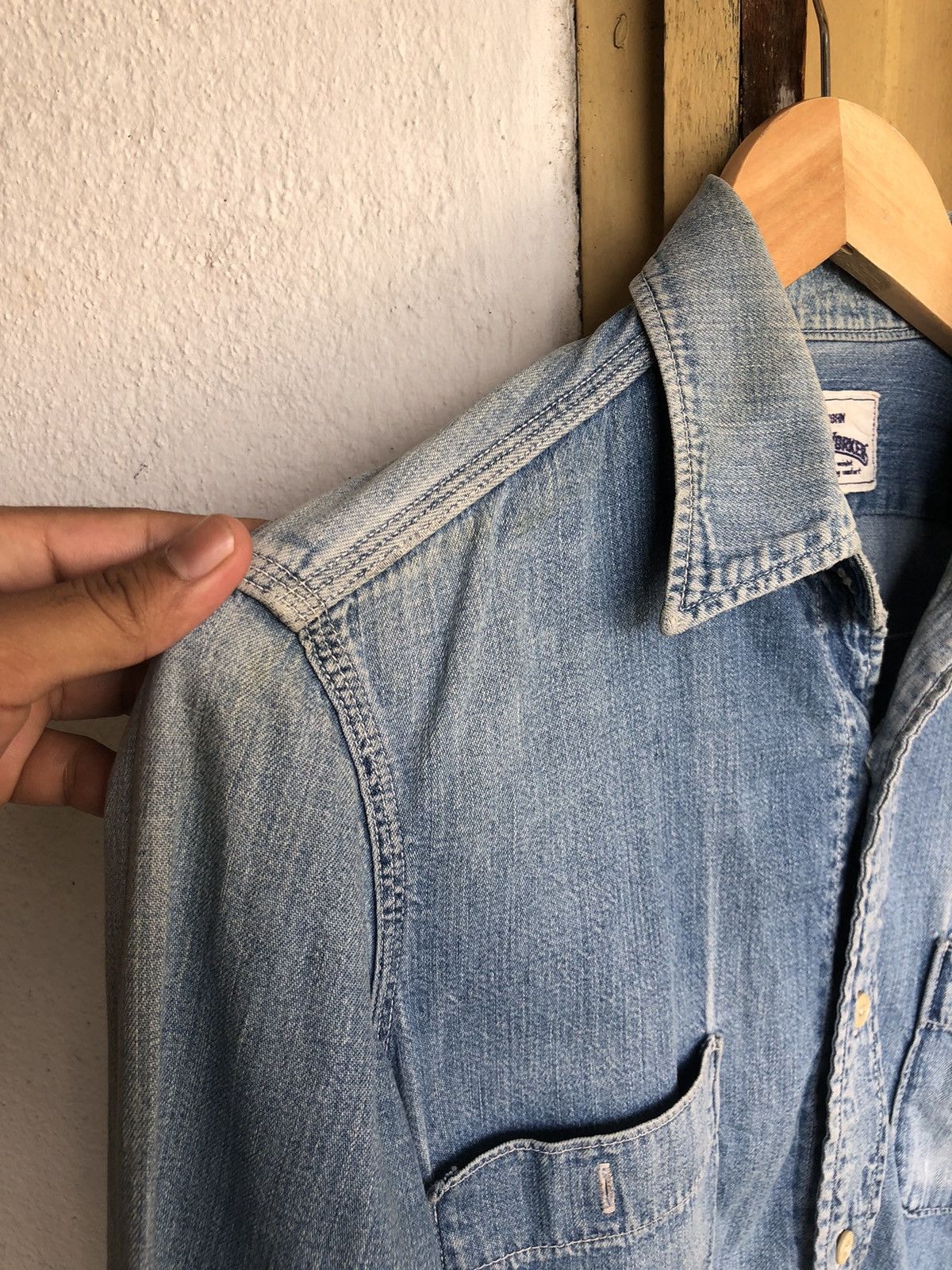 Vintage Vtg Big John x Fender Musical Instruments Distressed Shirt Size US XS / EU 42 / 0 - 10 Thumbnail