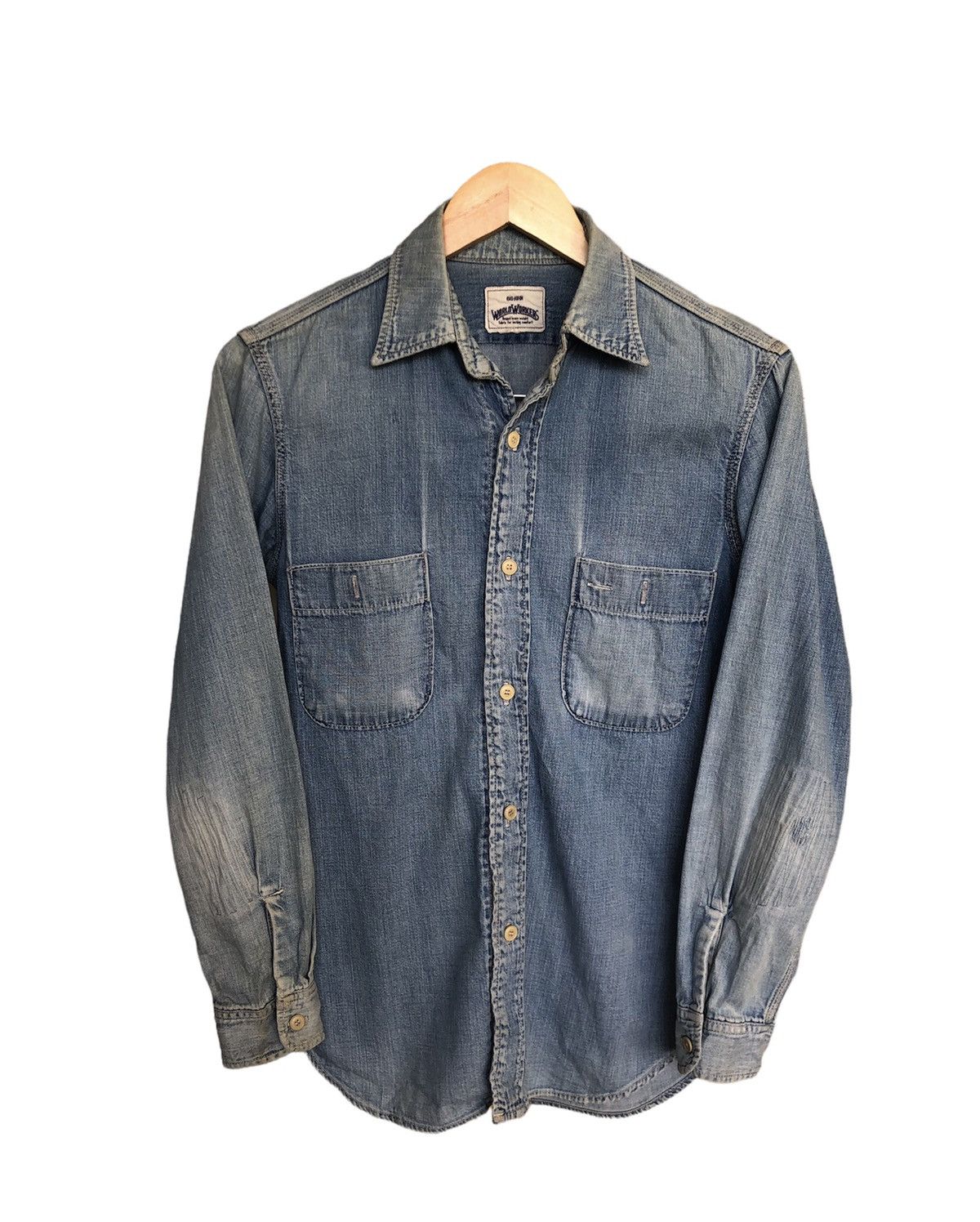 Vintage Vtg Big John x Fender Musical Instruments Distressed Shirt Size US XS / EU 42 / 0 - 2 Thumbnail