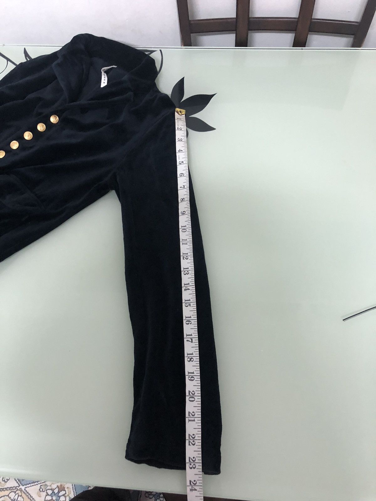 Issey Miyake Sunao Kuwahara by Issey Miyake Velvet Blazer Crop Top Size M / US 6-8 / IT 42-44 - 21 Thumbnail