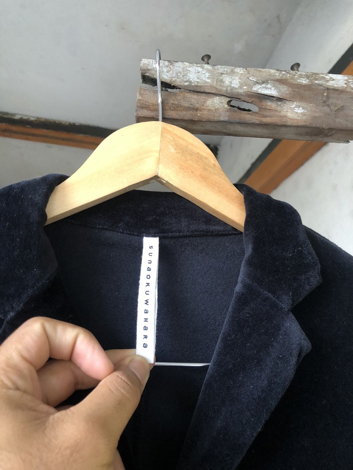 Issey Miyake Sunao Kuwahara by Issey Miyake Velvet Blazer Crop Top Size M / US 6-8 / IT 42-44 - 6 Thumbnail
