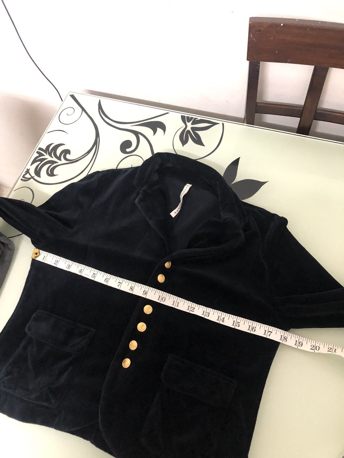 Issey Miyake Sunao Kuwahara by Issey Miyake Velvet Blazer Crop Top Size M / US 6-8 / IT 42-44 - 18 Thumbnail