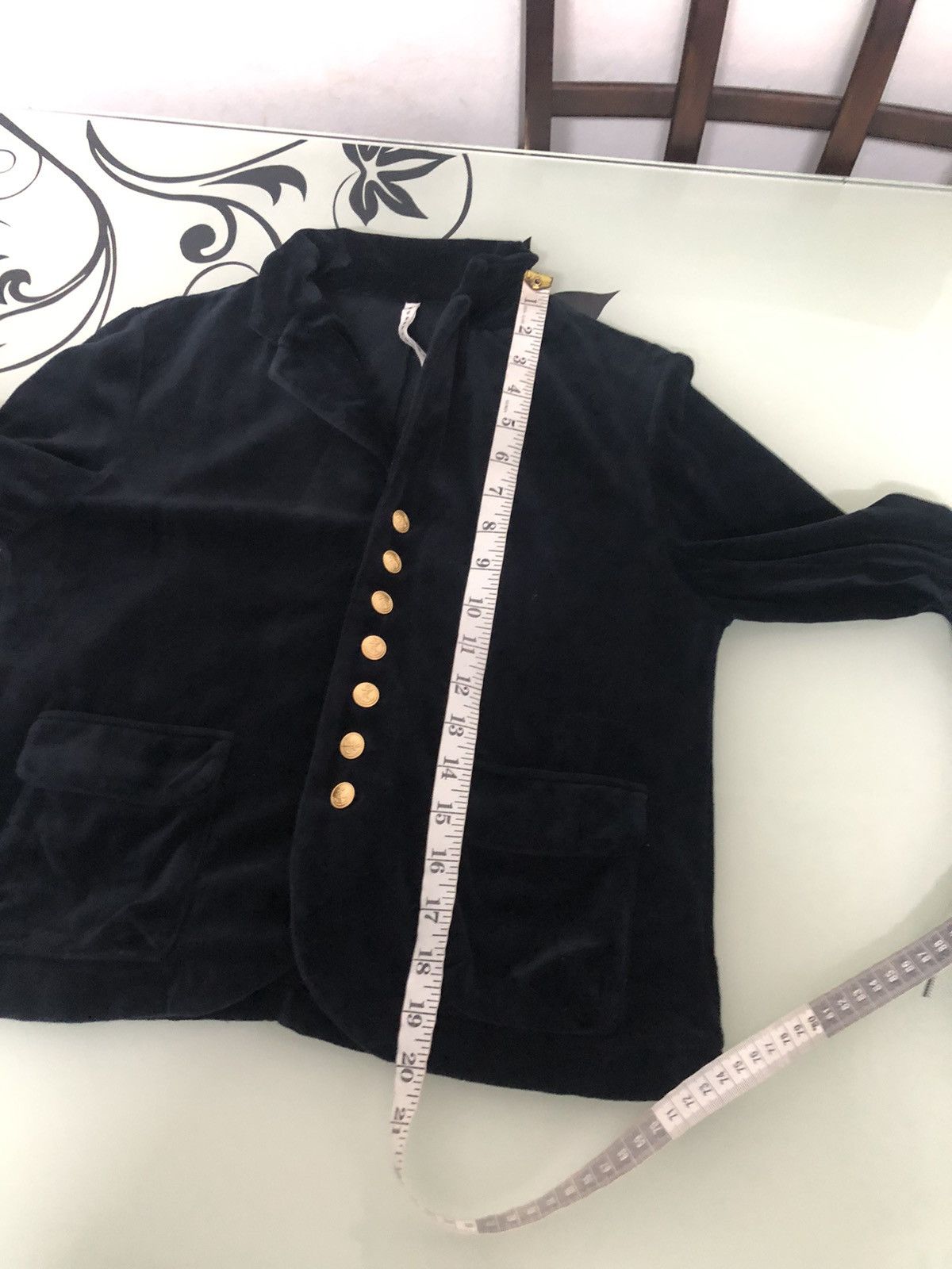 Issey Miyake Sunao Kuwahara by Issey Miyake Velvet Blazer Crop Top Size M / US 6-8 / IT 42-44 - 19 Thumbnail